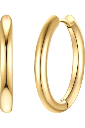 Eastside Creolen Edelstahl in Gelbgold 1 ct Damen (28.99 € / 1 ct)