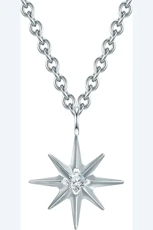 Eastside Halskette Edelstahl Zirkonia in Silber Ketten 1 ct Damen (36.99 € / 1 ct)