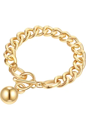 Lulu & Jane Armband Metall-Legierung in Gelbgold Armbänder & Armreife 1 ct Damen (34.99 € / 1 ct)