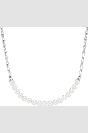 Giorgio Martello Collier mit Muschelkern-Perlen, 925 Ketten 1 ct Damen (148.99 € / 1 ct)