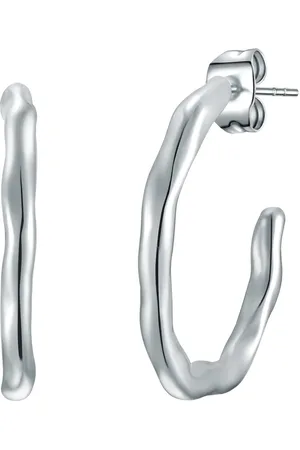 Eastside Creolen Edelstahl in Silber 1 ct Damen (28.99 € / 1 ct)
