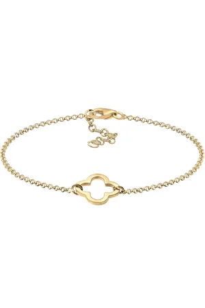 Elli Kleeblatt Symbol Glück Trend Talisman 925 Silber Armbänder & Armreife 1 ct Damen (55.99 € / 1 ct)