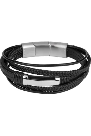 Jacques Lemans Armband Leder, Edelstahl Armbänder & Armreife 1 ct Herren (58.09 € / 1 ct)