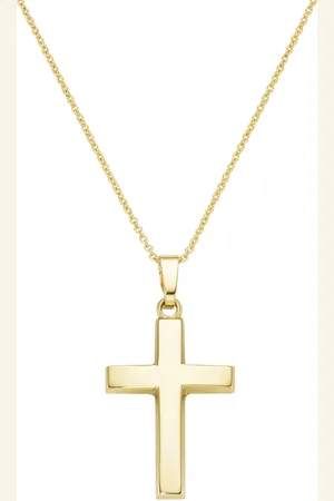 Luigi Merano Kette Kreuz Anhänger, 585 Ketten 1 ct Damen (478.99 € / 1 ct)