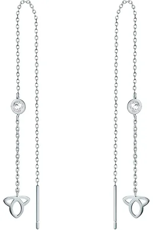 Eastside Ohrhänger Lotusblüte Edelstahl Preciosa in Silber Ohrringe 1 ct Damen (28.99 € / 1 ct)