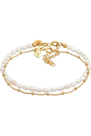 Elli Kugelkette Süßwasserperlen 2er Set 925 Silber Armbänder & Armreife 1 ct Damen (79.99 € / 1 ct)