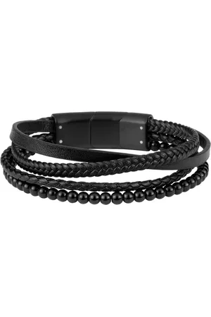 Jacques Lemans Armband Leder, Edelstahl Armbänder & Armreife 1 ct Herren (58.09 € / 1 ct)