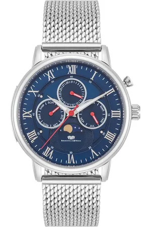 Rhodenwald & Söhne Multifunktionen Moontime II Silber Edelstahl in Silber Herrenuhren 1 ct Herren (211.64 € / 1 ct)