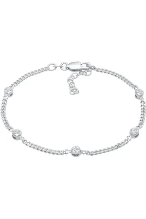 Elli DIAMONDS Diamant Elegant Klassik (0.075 ct) 925er Silber Armbänder & Armreife 1 ct Damen (199.99 € / 1 ct)