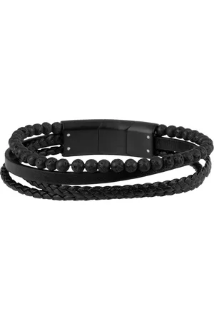 Jacques Lemans Armband Leder, Edelstahl Armbänder & Armreife 1 ct Herren (58.09 € / 1 ct)