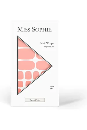 MISS SOPHIE Nail Wraps for pedicure Kunstnägel & Nageldesign 1 ct Apricot Tree (4.99 € / 1 ct)