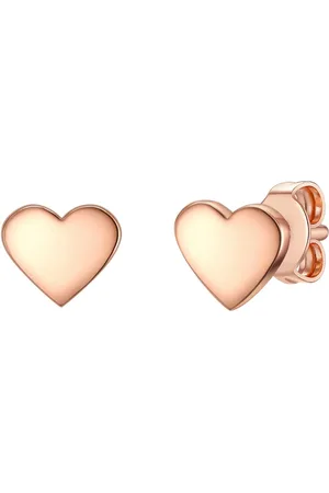 Eastside Ohrstecker Herz Edelstahl in Roségold Ohrringe 1 ct Damen (29.99 € / 1 ct)