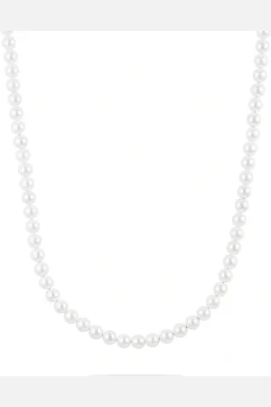 FAVS Kette Edelstahl, Perle Ketten 1 ct Herren (69.89 € / 1 ct)