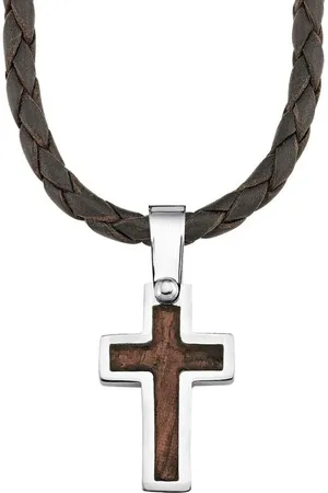 QS by s.Oliver Kette Edelstahl, Holz Ketten 1 ct Herren (49.99 € / 1 ct)