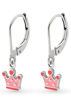 FAVS Little Friends Ohrhänger 925er Silber, Emaille Ohrringe 1 ct Damen (49.89 € / 1 ct)