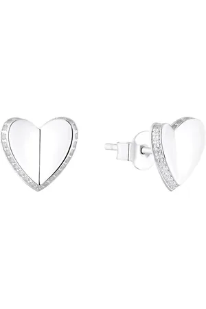 QS by s.Oliver Ohrstecker 925er Silber Ohrringe 1 ct Damen (41.29 € / 1 ct)