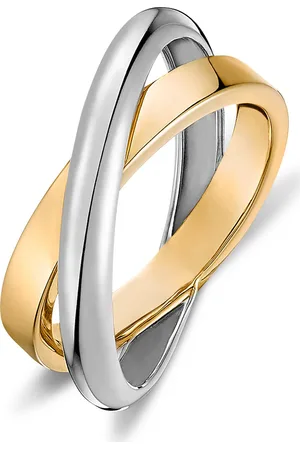 CHRIST Damenring 375er Gelbgold, 375er Weißgold Ringe 1 ct (252.19 € / 1 ct)