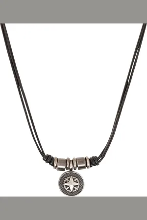 QS by s.Oliver Kette Edelstahl, Leder Ketten 1 ct Herren (50.99 € / 1 ct)