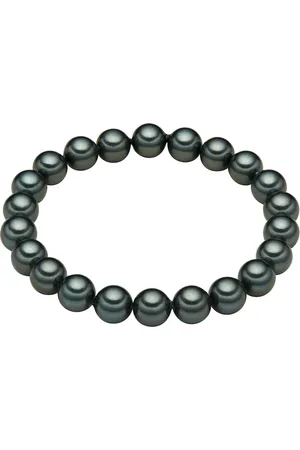 Lulu & Jane Perlen-Armband Muschelkernperle in Tahitigrün Armbänder & Armreife 1 ct Damen (17.99 € / 1 ct)