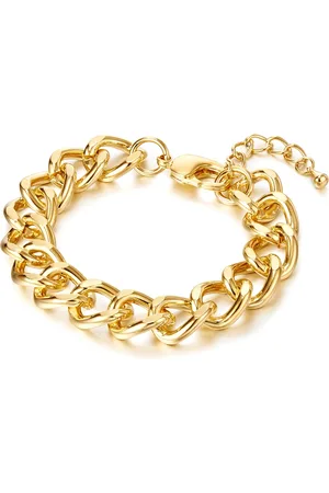 Lulu & Jane Armband Metall-Legierung in Gelbgold Armbänder & Armreife 1 ct Damen (29.99 € / 1 ct)