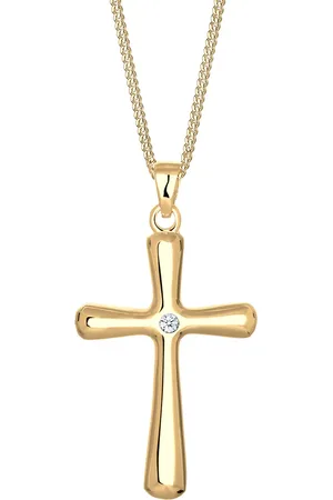 Elli DIAMONDS Kreuz Diamant Konfirmation Kommunion 925 Silber Ketten 1 ct Damen (109.99 € / 1 ct)