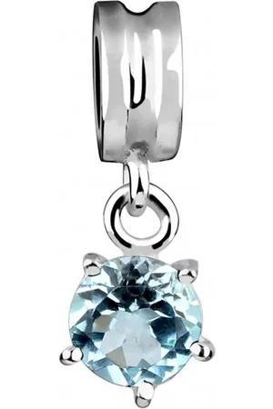 Nenalina Solitär Topas Edelstein Basic 925 Silber Ketten 1 ct Damen (39.99 € / 1 ct)