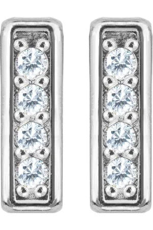 Jacques Lemans Ohrstecker 925er Silber Ohrringe 1 ct Damen (32.39 € / 1 ct)