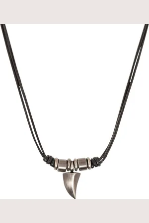 QS by s.Oliver Kette Edelstahl, Leder Ketten 1 ct Herren (50.99 € / 1 ct)
