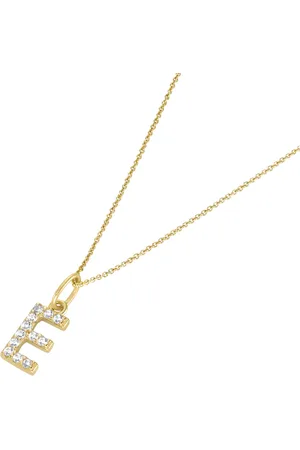 Luigi Merano Kette Anhänger Buchstabe E mit Zirkonia, 375 Ketten 1 ct Damen (238.99 € / 1 ct)