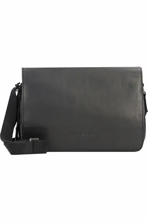 Greenburry Pure Black Umhängetasche Leder 25 cm Umhängetaschen 1 ct Herren (119.99 € / 1 ct)