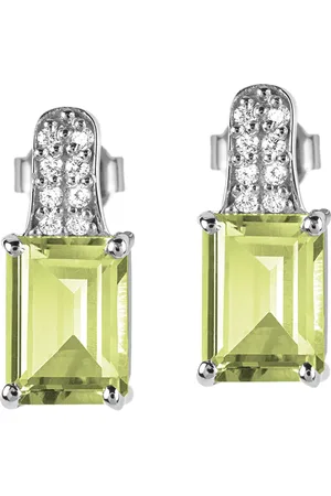 Jacques Lemans Ohrstecker 925er Silber Ohrringe 1 ct Damen (151.99 € / 1 ct)