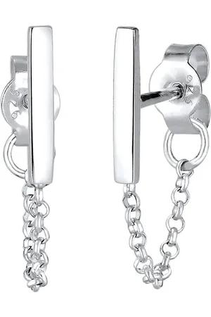 Elli Kette Trend Geo Basic 925 Sterling Silber Ohrringe 1 ct Damen (39.99 € / 1 ct)