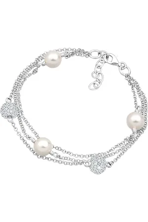 Elli Kugel Elegant synthetischen Perlen 925 Silber Armbänder & Armreife 1 ct Damen (63.99 € / 1 ct)