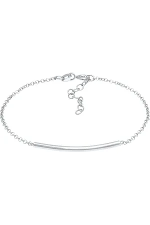 Elli Erbskette Geo Stab Minimalistisch 925 Silber Armbänder & Armreife 1 ct Damen (49.99 € / 1 ct)