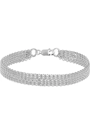 Elli 5-Lagig Basic Ketten Modern 925 Sterling Silber Armbänder & Armreife 1 ct Damen (50.99 € / 1 ct)