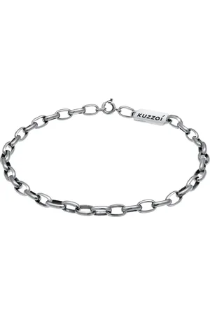 Kuzzoi Herren Gliederkette Oval Massiv Basic 925 Silber Herrenschmuck 1 ct (84.99 € / 1 ct)