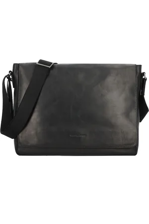 Greenburry Pure Black Messenger Leder 37 cm Laptoptaschen 1 ct (179.99 € / 1 ct)