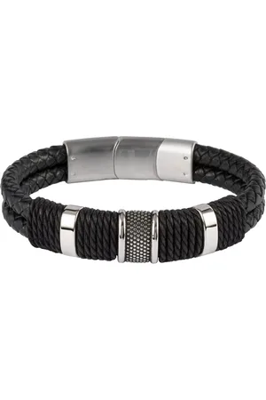 Jacques Lemans Armband Leder, Edelstahl Armbänder & Armreife 1 ct Herren (67.79 € / 1 ct)