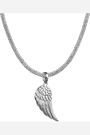 Kuzzoi Mann Schlangenkette Flügel Anhänger 925 Silber Herrenschmuck 1 ct Herren (152.99 € / 1 ct)