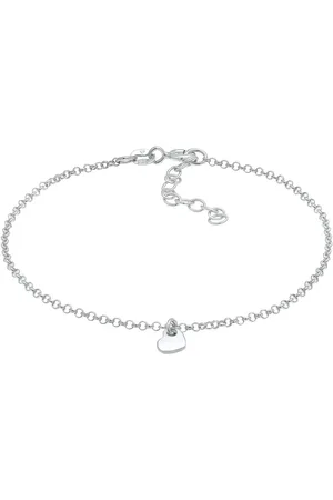 Elli Herz Liebe Romantik Erbskette 925 Silber Armbänder & Armreife 1 ct Damen (34.99 € / 1 ct)