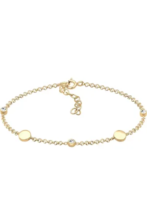 Elli Kreis Plättchen Kristalle 925 Sterling Silber Armbänder & Armreife 1 ct Damen (47.99 € / 1 ct)