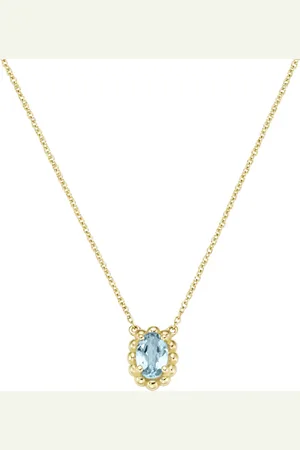 Luigi Merano Collier mit einem Edelstein, Gold 375 Ketten 1 ct Damen (254.14 € / 1 ct)