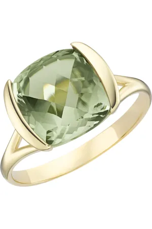 Luigi Merano Ring mit quadrat. / abgerundeten Edelstein, Gold 375 Ringe 1 ct Damen (568.99 € / 1 ct)