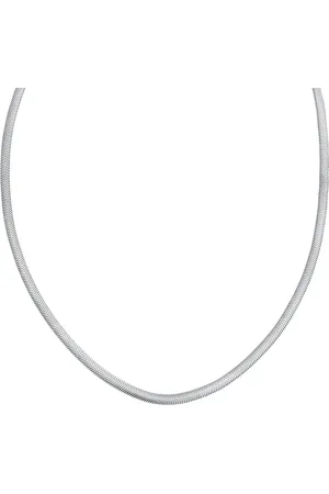 Kuzzoi Flache Schlangenkette Fischgräte 925 Silber Herrenschmuck 1 ct Herren (195.49 € / 1 ct)