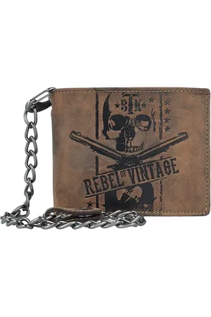 Greenburry Vintage Skull Kettenbörse Leder 12,5 cm Portemonnaies 1 ct Herren (52.49 € / 1 ct)