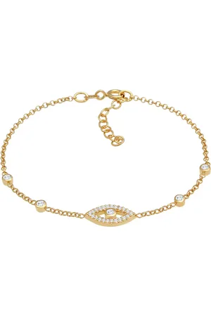 Elli Evil Eye Symbol Zirkonia Kristalle 925 Silber Armbänder & Armreife 1 ct Damen (47.99 € / 1 ct)