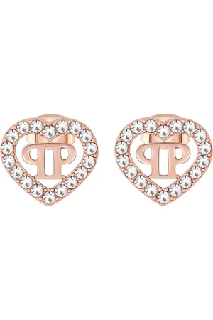Philipp Plein Ohrstecker Edelstahl, recycelt, Kristall Ohrringe 1 ct Damen (135.69 € / 1 ct)