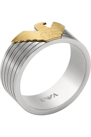 Emporio Armani Herrenring Edelstahl Ringe 1 ct (72.79 € / 1 ct)