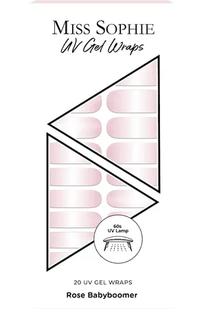 MISS SOPHIE 20 UV Gel Wraps Kunstnägel & Nageldesign 1 ct Rose Babyboomer (10.45 € / 1 ct)