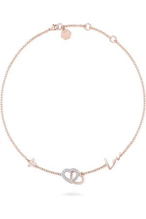 Philipp Plein Kette Edelstahl, recycelt, Kristall Ketten 1 ct Damen (164.79 € / 1 ct)